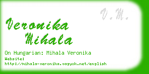 veronika mihala business card